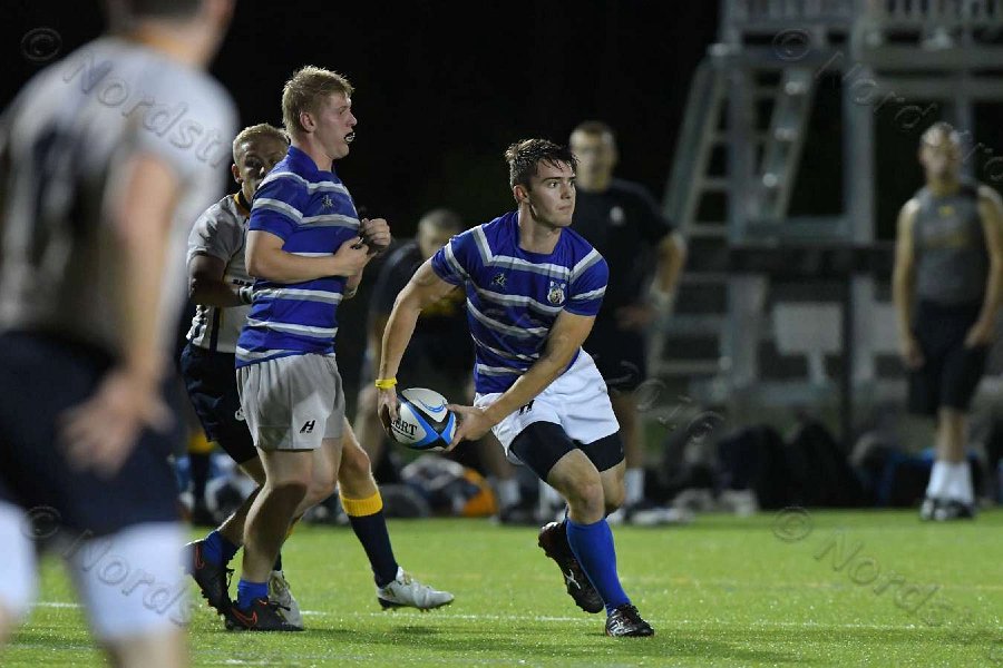 Wheaton Men\'s Rugby vs Mass Maritime.  Photo by Keith Nordstrom